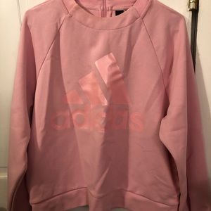 Pink Adidas crewneck